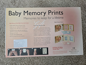 Набор для создания отпечатков рук/ног Memory Print Baby (1 фото из 2)