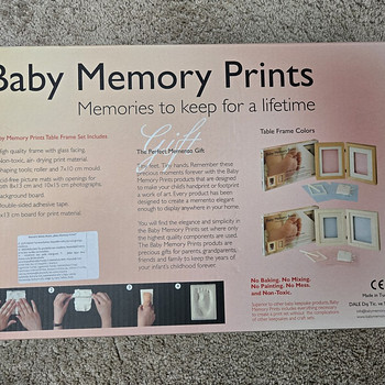 Memory Print käte/jalgade jäljendite tegemise komplekt Baby