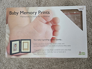 Набор для создания отпечатков рук/ног Memory Print Baby (2 фото из 2)