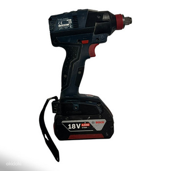 Аккумуляторный ударный гайковерт Bosch GDX 18 V-EC + 4ah