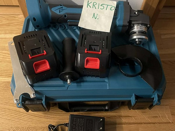 Akurelakas / akuketaslõikur 125mm 2 akuga