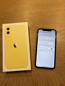 iPhone 11, Yellow, 64GB, Аккумулятор 86% (1 фото из 5)
