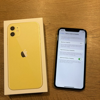 iPhone 11, Yellow, 64GB, Аккумулятор 86%