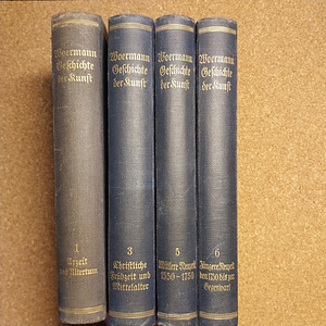 "Geschichte der Kunst" by Karl Woermann vol 1.3.5.6 (1 foto / 7)