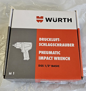 Пневматический гайковерт Würth Basic 1/2", НОВЫЙ (5 фото из 5)