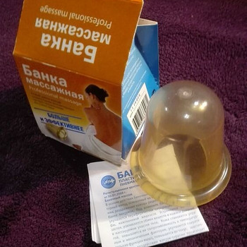 Большая массажная банка, не использована, в упаковке.