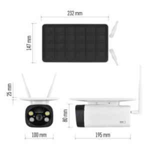 Камера видеонаблюдения GoSmart IP-600 EYE WiFi + солнечная п (8 фото из 9)