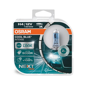 Auto esitule pirn Osram H4 60/55w 12v Cool Blue intense 2 tk (1 foto / 2)