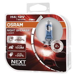 Autopirn Osram Lazer Night Breaker H4 55/60w 2tk. (1 foto / 2)