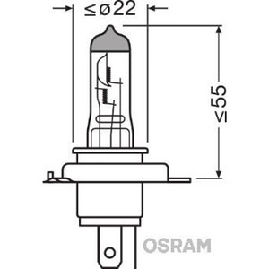 Autopirn Osram Lazer Night Breaker H4 55/60w 2tk. (2 foto / 2)