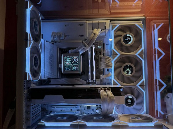 Белый игровой ПК – 7950X / RTX 3080 / 64GB / 4TB