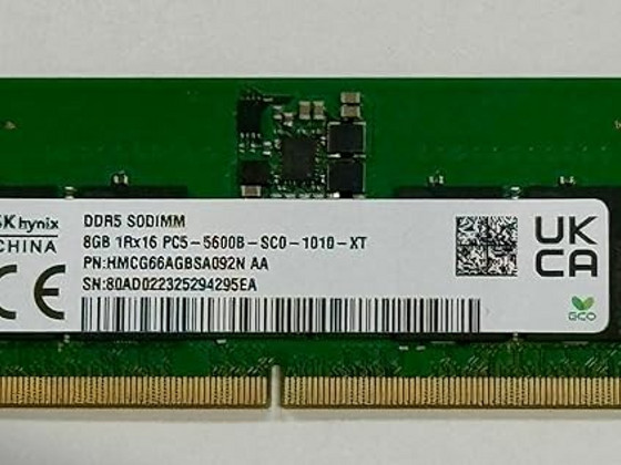 DDR5 - 5600 2x8 Gb Hynix sodimm