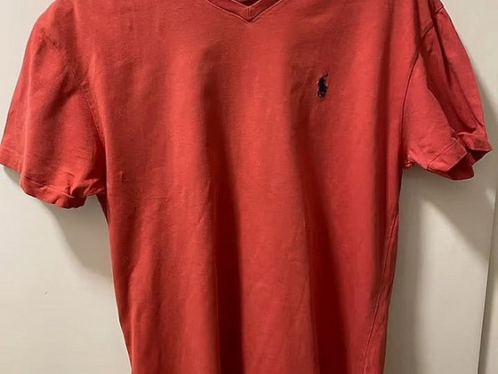 Polo Ralph Laureni meeste T-särk, punane, suurus S.