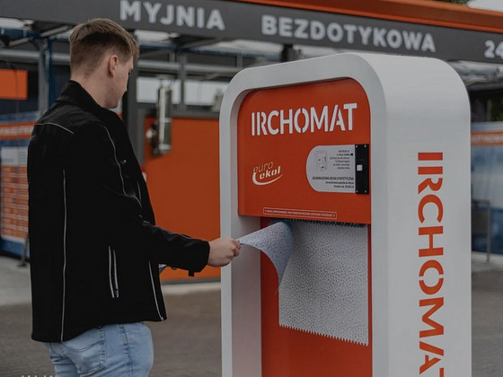 Ühekordsete rätikute müügiautomaat