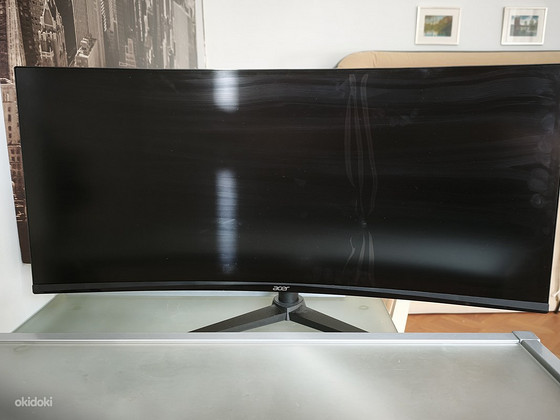 Acer ED340CU 34" ultrawide monitor – paneel katki, varuosade