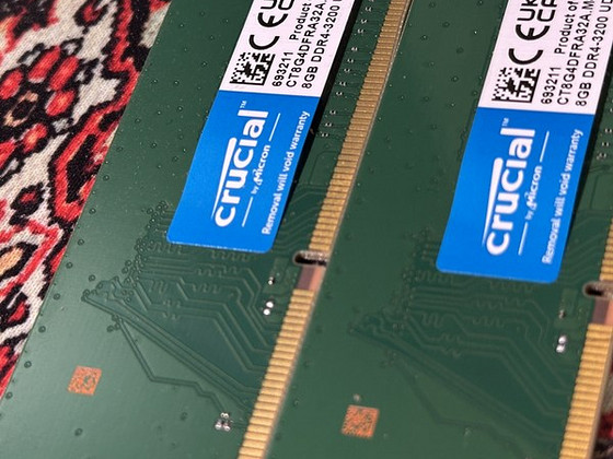 Operatiivmälu 16GB (2x8GB) Crucial DDR4-3200