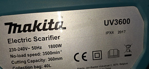 Makita UV3600 (3 foto / 4)