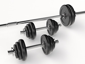 Komplekt: hantlid + kang + kettad (40 kg) (1 foto / 1)