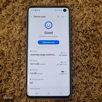 Samsung Galaxy S10 dual sim (128GB / 8GB RAM) - Töökordne