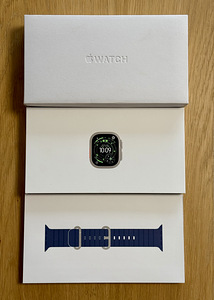 Apple Watch Ultra 3 49mm Natural Ti AB Ocean Band, как новый (1 фото из 9)