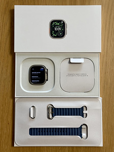 Apple Watch Ultra 3 49mm Natural Ti AB Ocean Band, как новый (3 фото из 9)