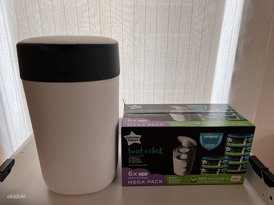 Tommee tippee mähkmekonteiner + kassetide komplekt