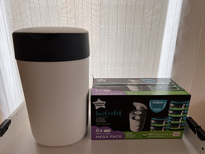 Tommee tippee mähkmekonteiner + kassetide komplekt (1 foto / 1)