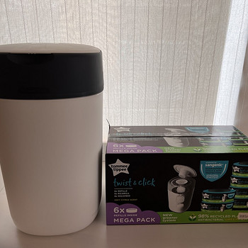Tommee tippee контейнер для подгузников + комплект кассет