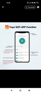 YRHAND Tuya wifi умный замок с камерой (8 фото из 8)