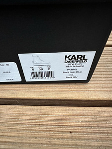 Karl Lagerfeld ботинки 39р новые (3 фото из 3)
