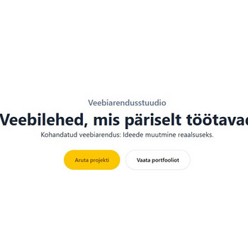 Võtmed kätte veebiarendus