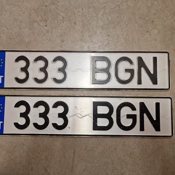 Автомобильный номер 333BGN