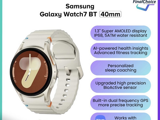 Müüa Samsung Galaxy Watch 7, 40 mm(toonis,,Cream”)