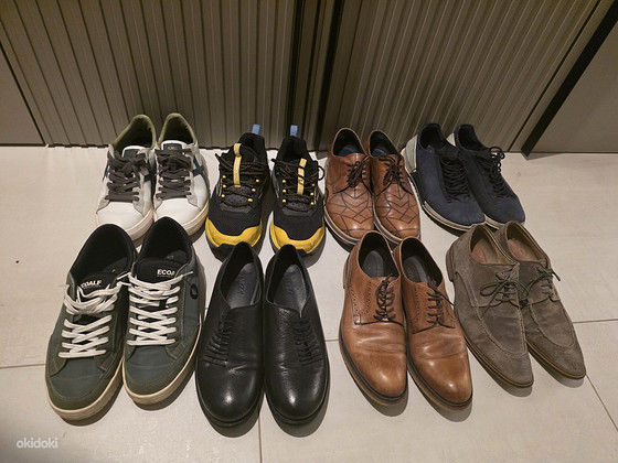 Meeste kingad s.44, Ecco, Joma, Münich, Venezia jne