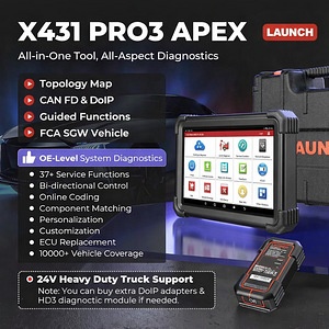 Diagnostikaseade Launch X431 PRO3 APEX Bi-Directional (1 foto / 8)