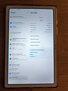 Планшет Galaxy tab A7 (1 фото из 2)