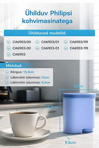 Philips / Saeco kohvimasina veefilter AquaClean (1 foto / 2)