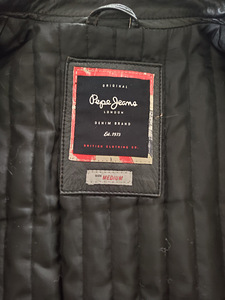 Куртка кожаная Pepe Jeans London (оригинал) М (5 фото из 7)