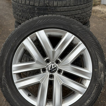 19" оригинальные диски Volkswagen Touareg 5x112 + зимние шины