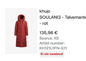 Khujo SOULANI3 - Tale mantel - rot - XS (5 foto / 5)