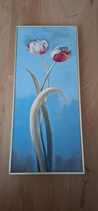 Dekoratiivne seinamaal interjööri jaoks, mõõtmed 19 x 43 cm. (3 foto / 6)