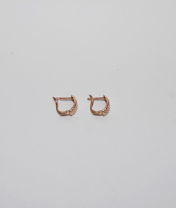 Kullast kõrvarõngad 585 proov 1.17 gr (2 foto / 3)