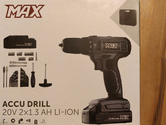 Akutrell Max 20V Li-Ion, 79 tarvikut
