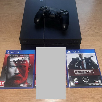 ОРИГИНАЛЬНАЯ PS4 1TB (Playstation 4) + 2 контроллера + 2 игр
