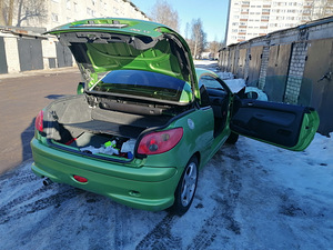 Продам Кабриолет PEUGEOT 206, бензин Двигатель 1.6, 2004 (3 фото из 15)