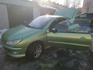 Продам Кабриолет PEUGEOT 206, бензин Двигатель 1.6, 2004 (13 фото из 15)