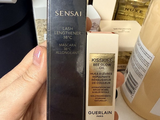 Тушь sensai 38* масло для губ guerlain