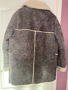 Zara uus lambanahkne mantel, XL, kunstnahk, pehme ja kerge (3 foto / 6)