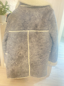 Zara uus lambanahkne mantel, XL, kunstnahk, pehme ja kerge (4 foto / 6)