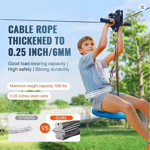 30M Zipline trosslaskumise komplekt (2 foto / 8)